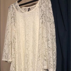 Used beautiful cream color dress